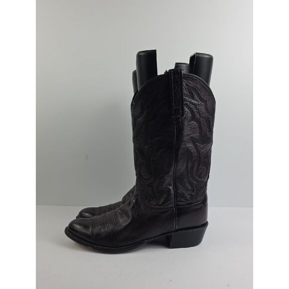 Lucchese 2000 Original Burgundy Leather Cowboy Men\'s Boots Size 11 main image 9